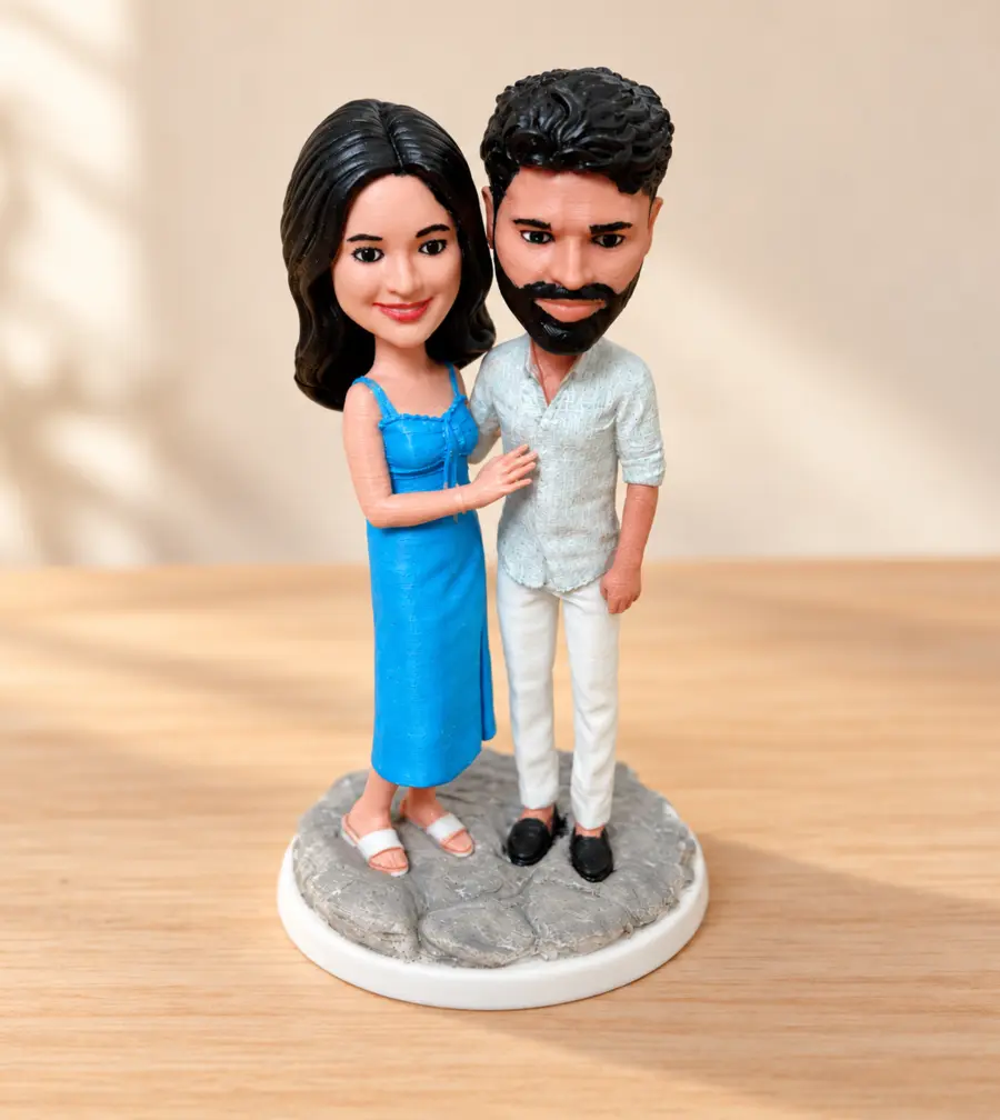 Figurine de couple personnalisée